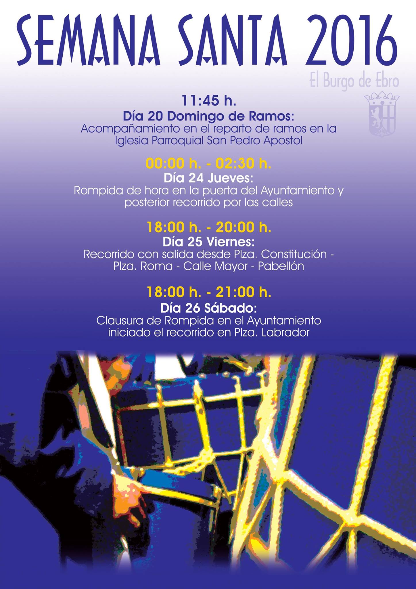 Semana Santa en El Burgo de Ebro 2016 El Burgo de Ebro